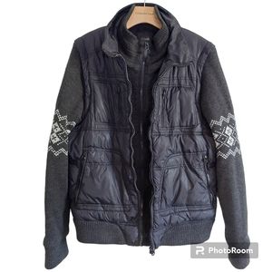 Zara Men's Jacket/Vest Combo size Large